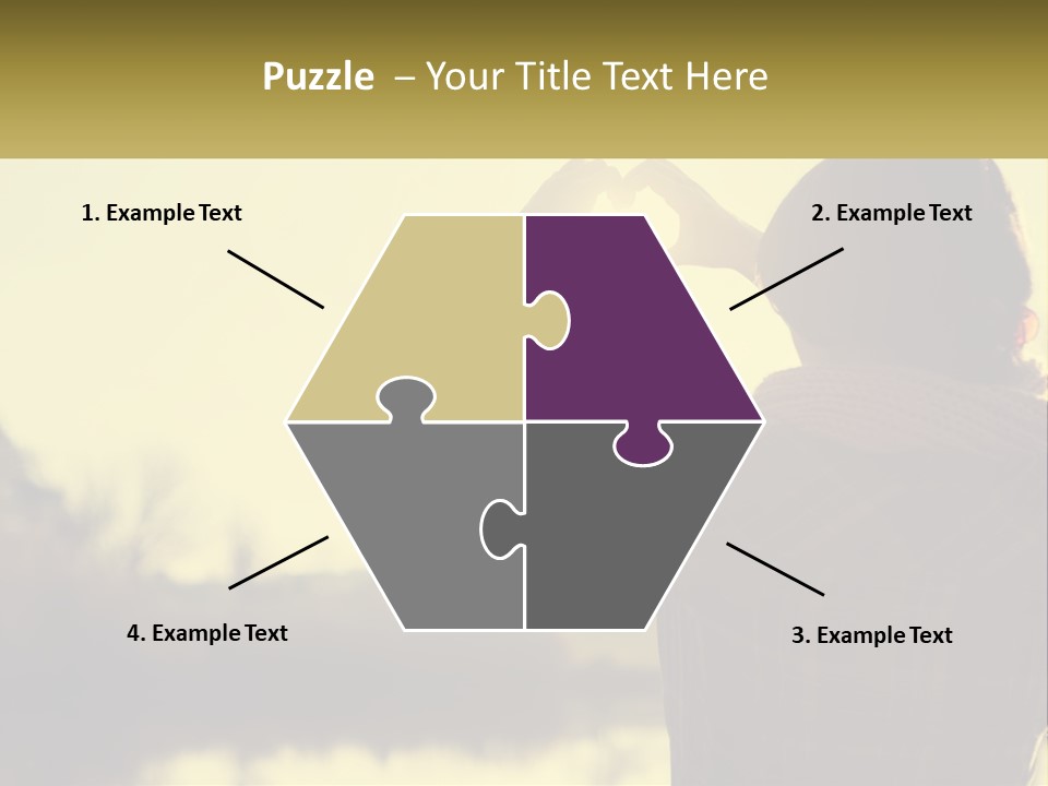 A Person Making A Heart Shape With Their Hands PowerPoint Template