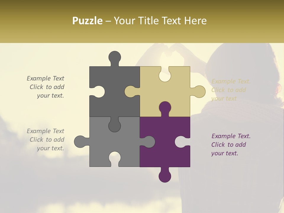 A Person Making A Heart Shape With Their Hands PowerPoint Template