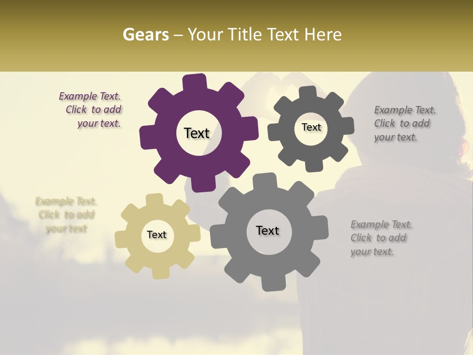 A Person Making A Heart Shape With Their Hands PowerPoint Template