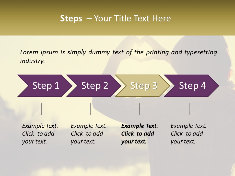 A Person Making A Heart Shape With Their Hands PowerPoint Template