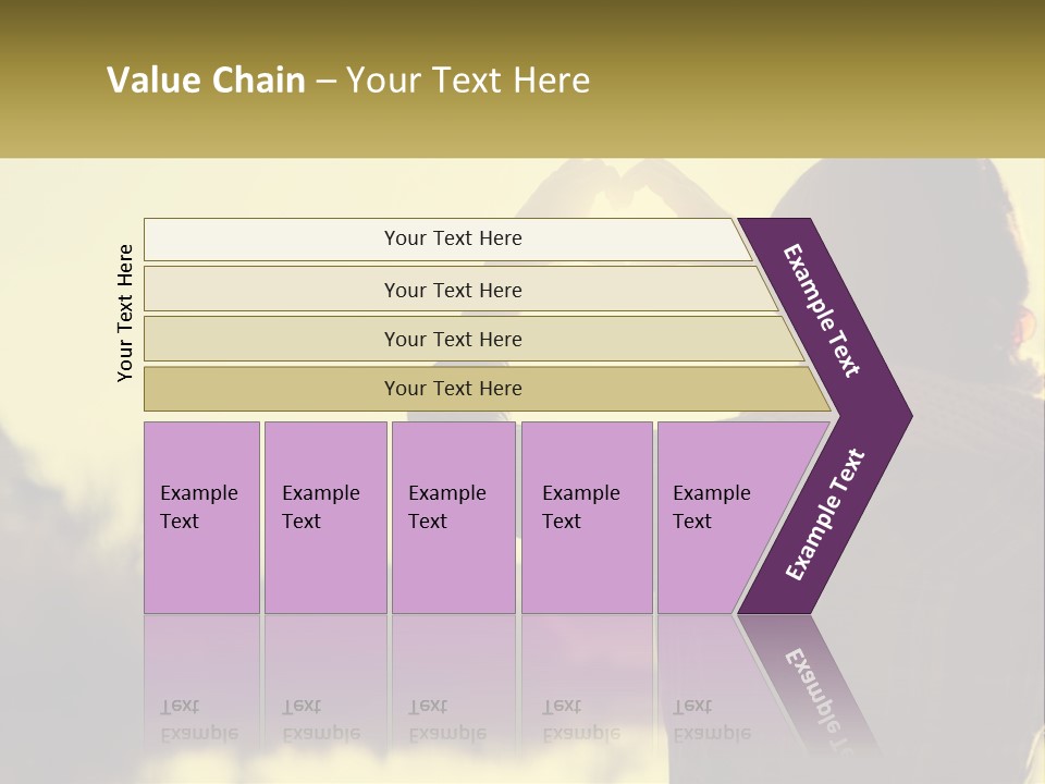 A Person Making A Heart Shape With Their Hands PowerPoint Template