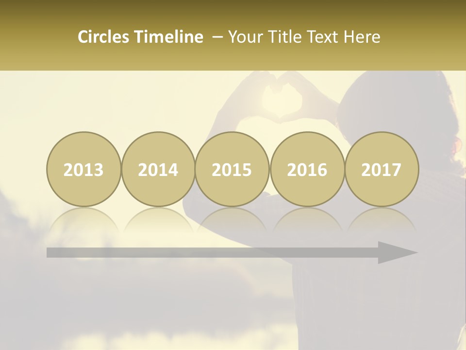 A Person Making A Heart Shape With Their Hands PowerPoint Template