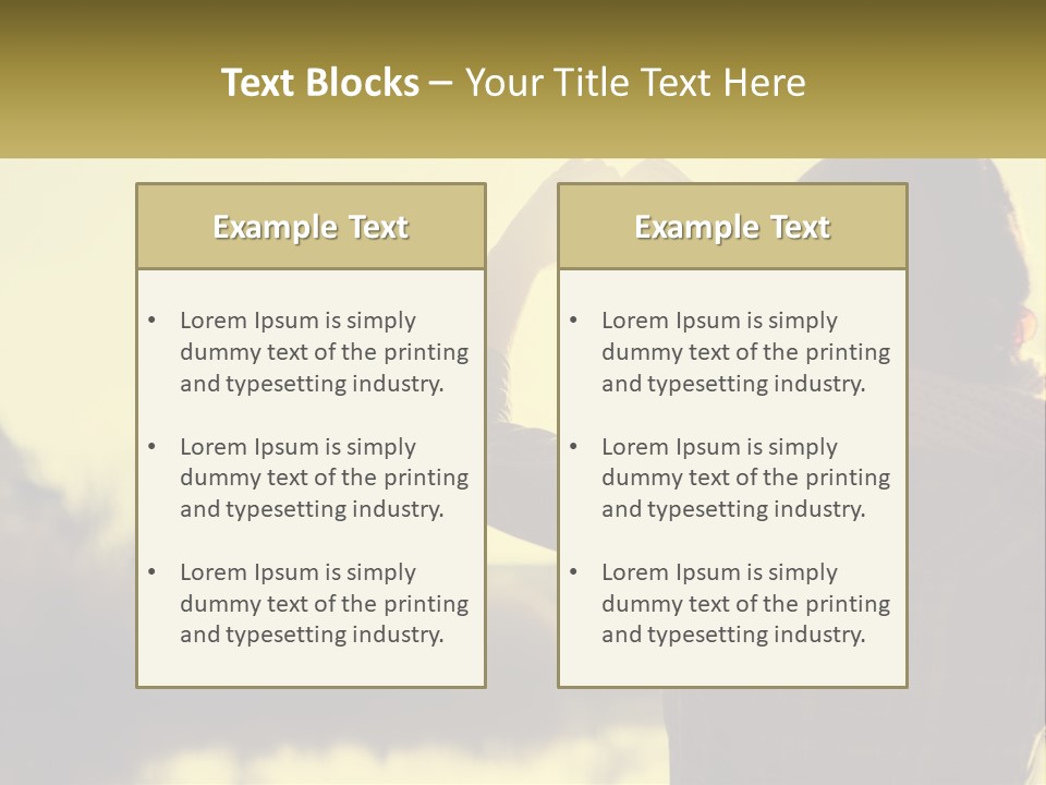 A Person Making A Heart Shape With Their Hands PowerPoint Template