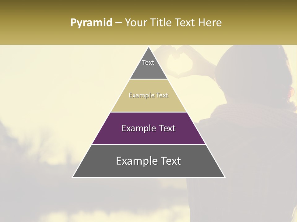 A Person Making A Heart Shape With Their Hands PowerPoint Template