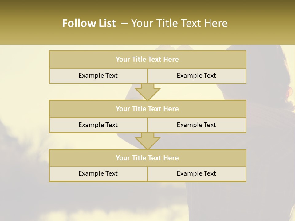 A Person Making A Heart Shape With Their Hands PowerPoint Template