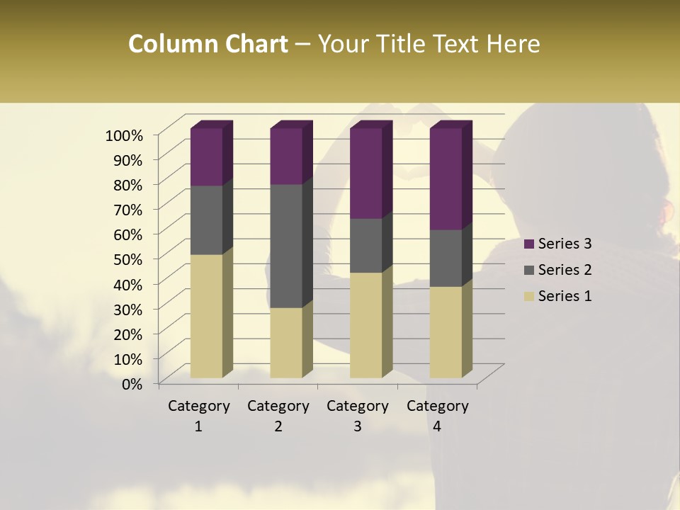 A Person Making A Heart Shape With Their Hands PowerPoint Template