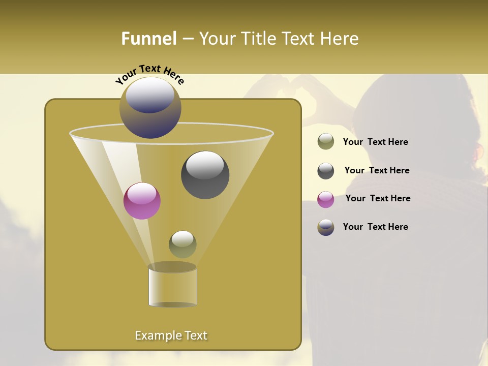 A Person Making A Heart Shape With Their Hands PowerPoint Template