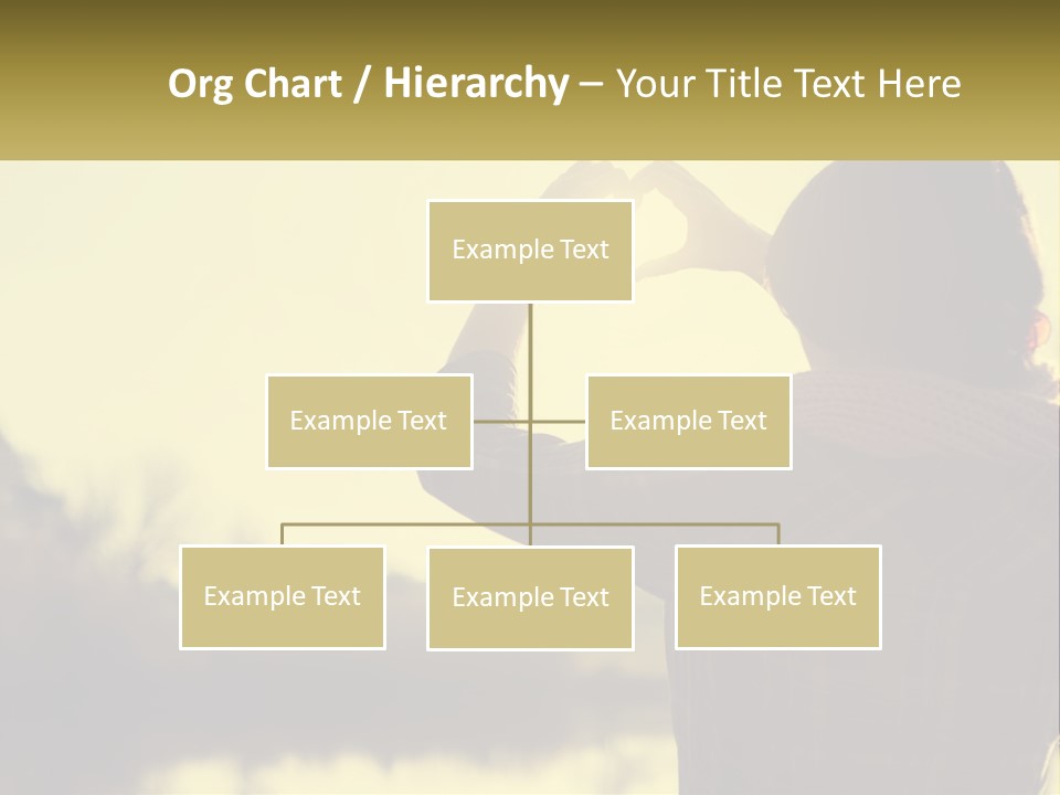 A Person Making A Heart Shape With Their Hands PowerPoint Template