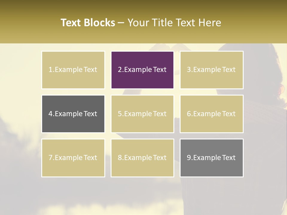 A Person Making A Heart Shape With Their Hands PowerPoint Template