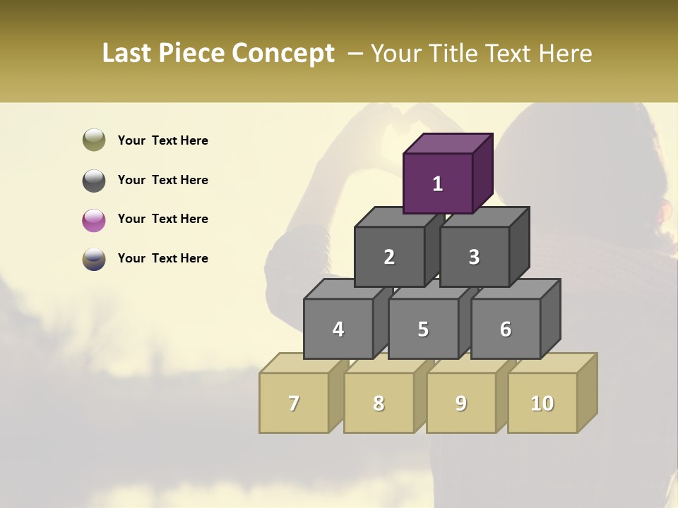 A Person Making A Heart Shape With Their Hands PowerPoint Template