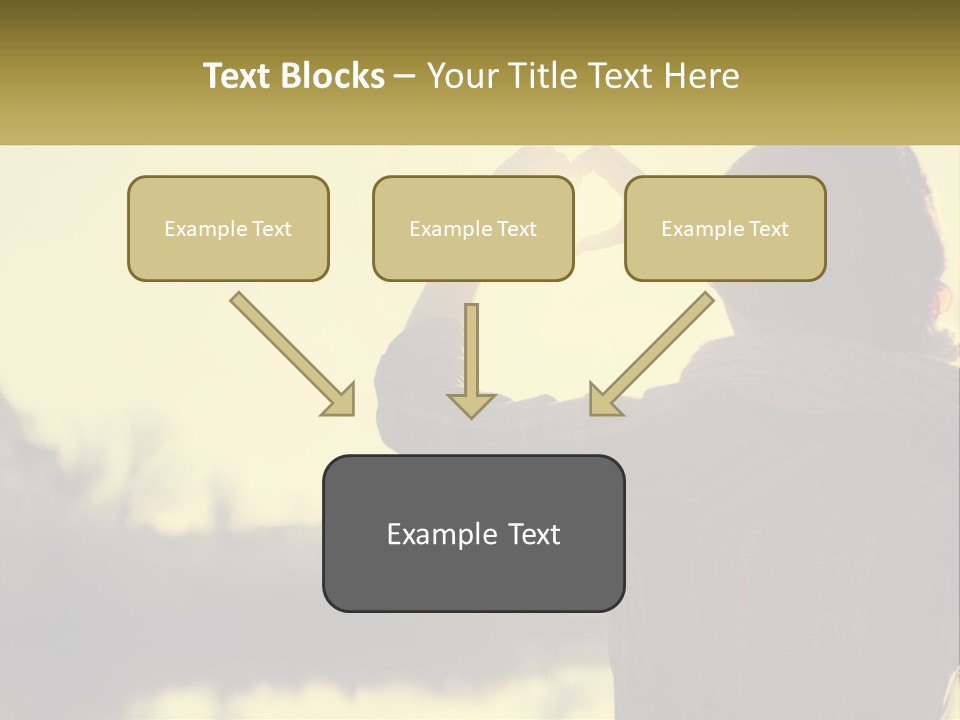 A Person Making A Heart Shape With Their Hands PowerPoint Template