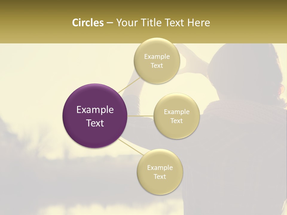 A Person Making A Heart Shape With Their Hands PowerPoint Template