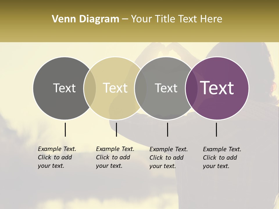 A Person Making A Heart Shape With Their Hands PowerPoint Template