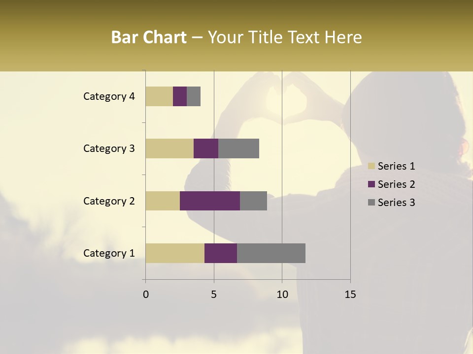 A Person Making A Heart Shape With Their Hands PowerPoint Template