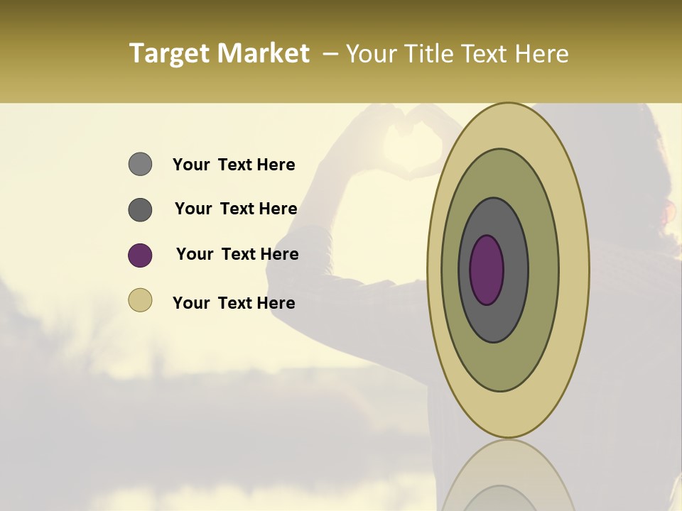 A Person Making A Heart Shape With Their Hands PowerPoint Template