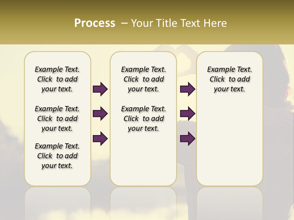 A Person Making A Heart Shape With Their Hands PowerPoint Template