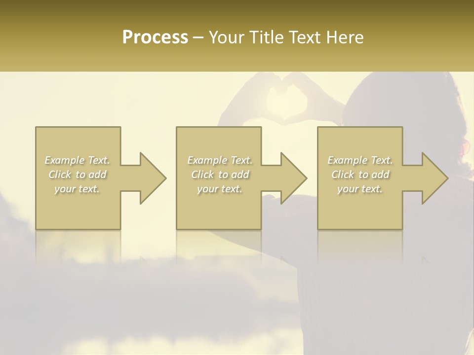 A Person Making A Heart Shape With Their Hands PowerPoint Template