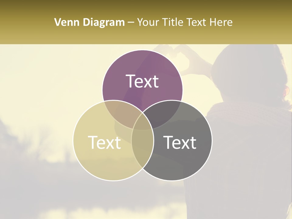 A Person Making A Heart Shape With Their Hands PowerPoint Template