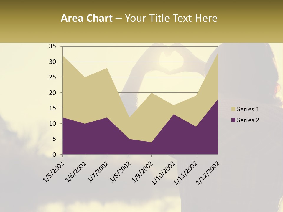 A Person Making A Heart Shape With Their Hands PowerPoint Template