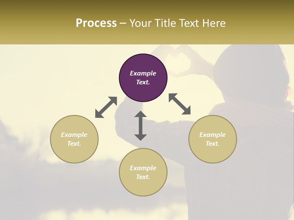 A Person Making A Heart Shape With Their Hands PowerPoint Template