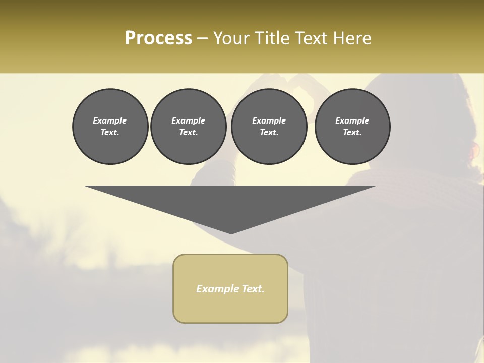 A Person Making A Heart Shape With Their Hands PowerPoint Template