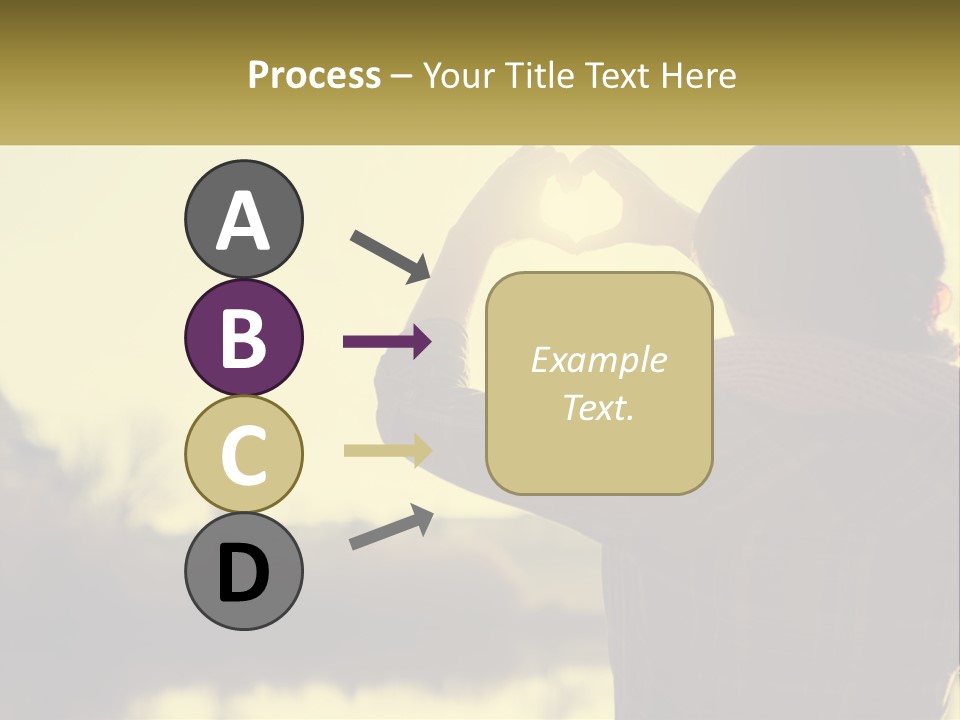 A Person Making A Heart Shape With Their Hands PowerPoint Template