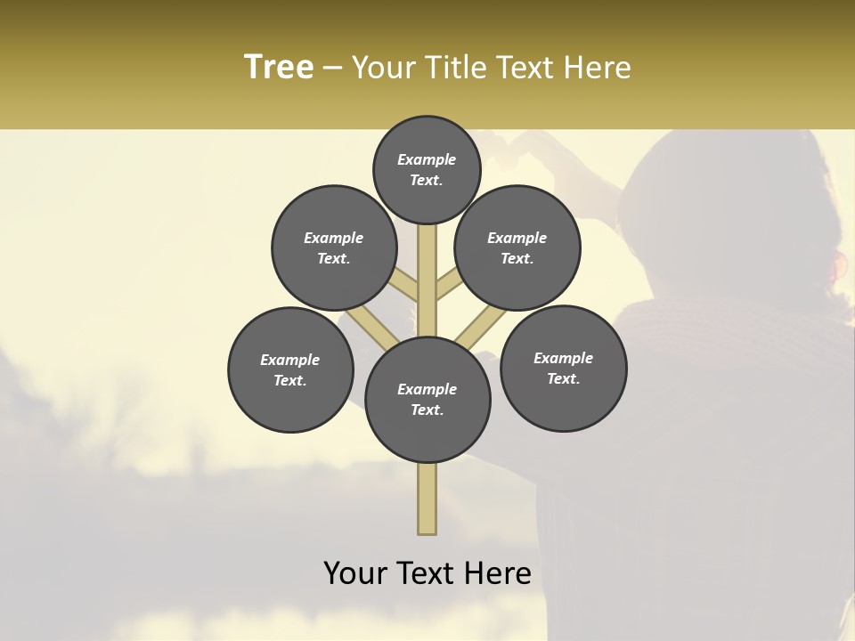 A Person Making A Heart Shape With Their Hands PowerPoint Template