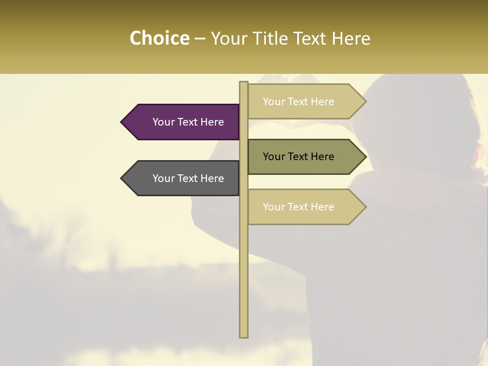 A Person Making A Heart Shape With Their Hands PowerPoint Template