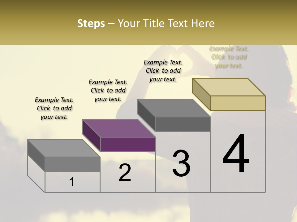 A Person Making A Heart Shape With Their Hands PowerPoint Template