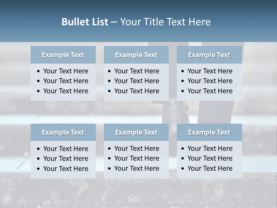 A Person Walking Up Some Steps With Their Feet On The Ground PowerPoint Template