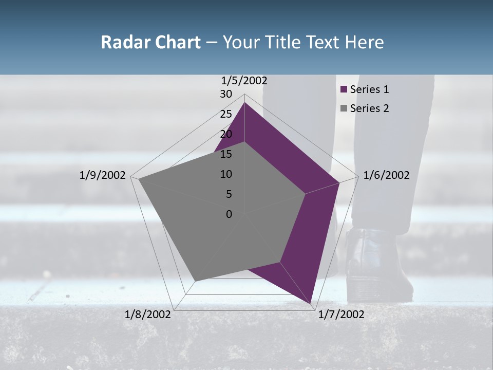 A Person Walking Up Some Steps With Their Feet On The Ground PowerPoint Template