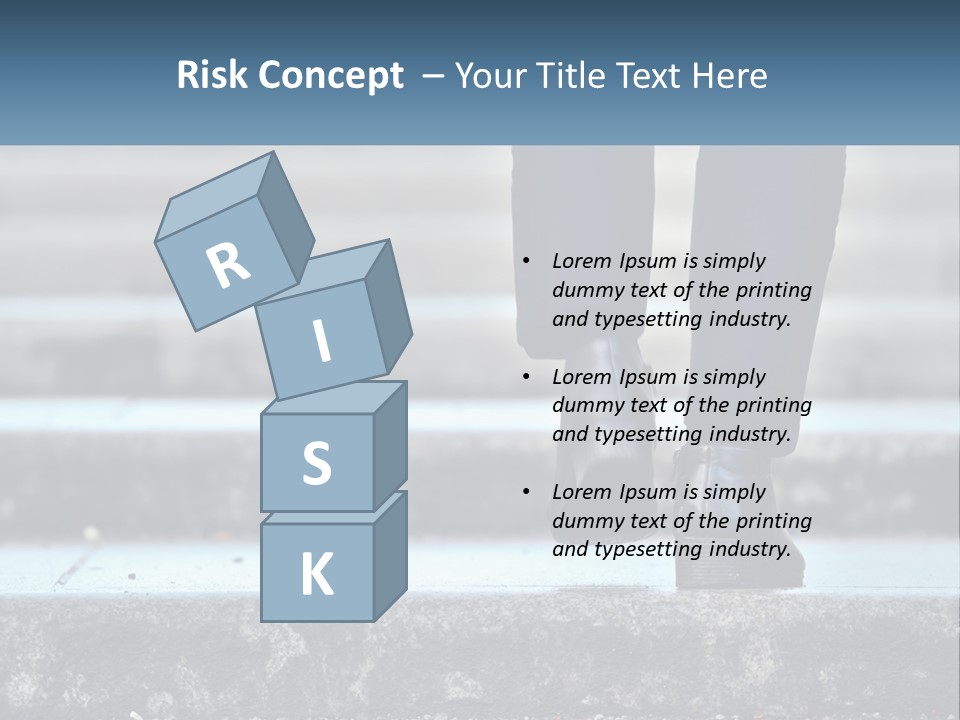 A Person Walking Up Some Steps With Their Feet On The Ground PowerPoint Template