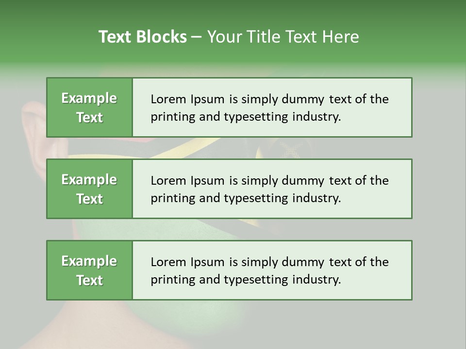 A Man With His Face Painted In The Colors Of The Flag Of Jamaica PowerPoint Template