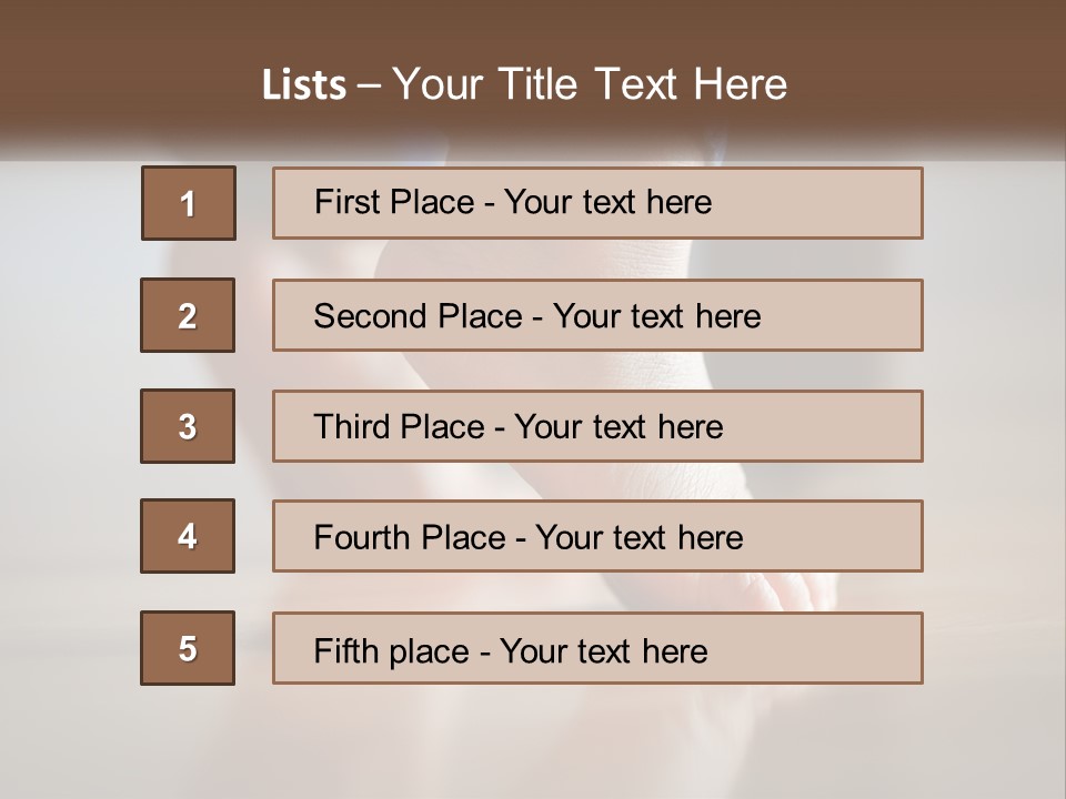 A Person With Bare Feet Standing On A Wooden Floor PowerPoint Template