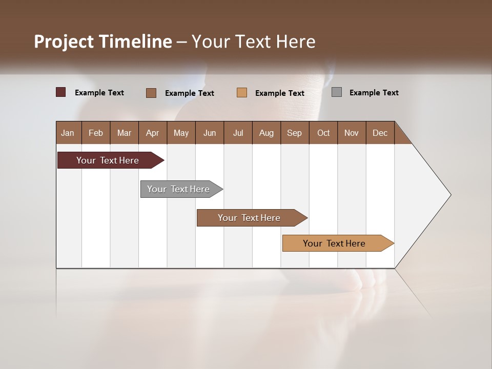 A Person With Bare Feet Standing On A Wooden Floor PowerPoint Template