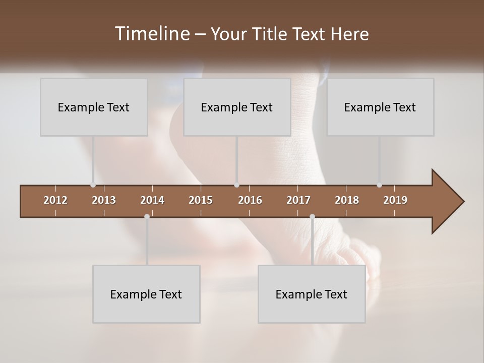 A Person With Bare Feet Standing On A Wooden Floor PowerPoint Template