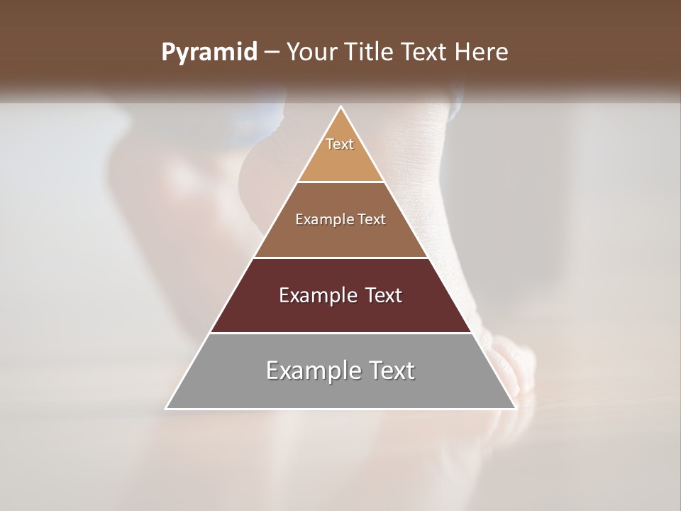 A Person With Bare Feet Standing On A Wooden Floor PowerPoint Template