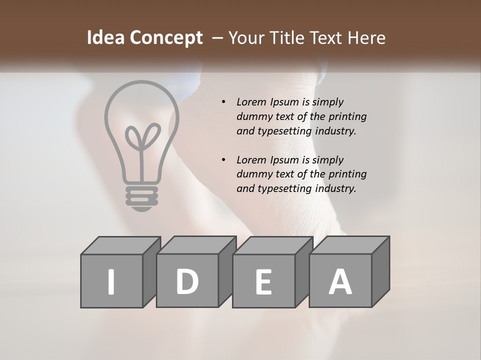 A Person With Bare Feet Standing On A Wooden Floor PowerPoint Template