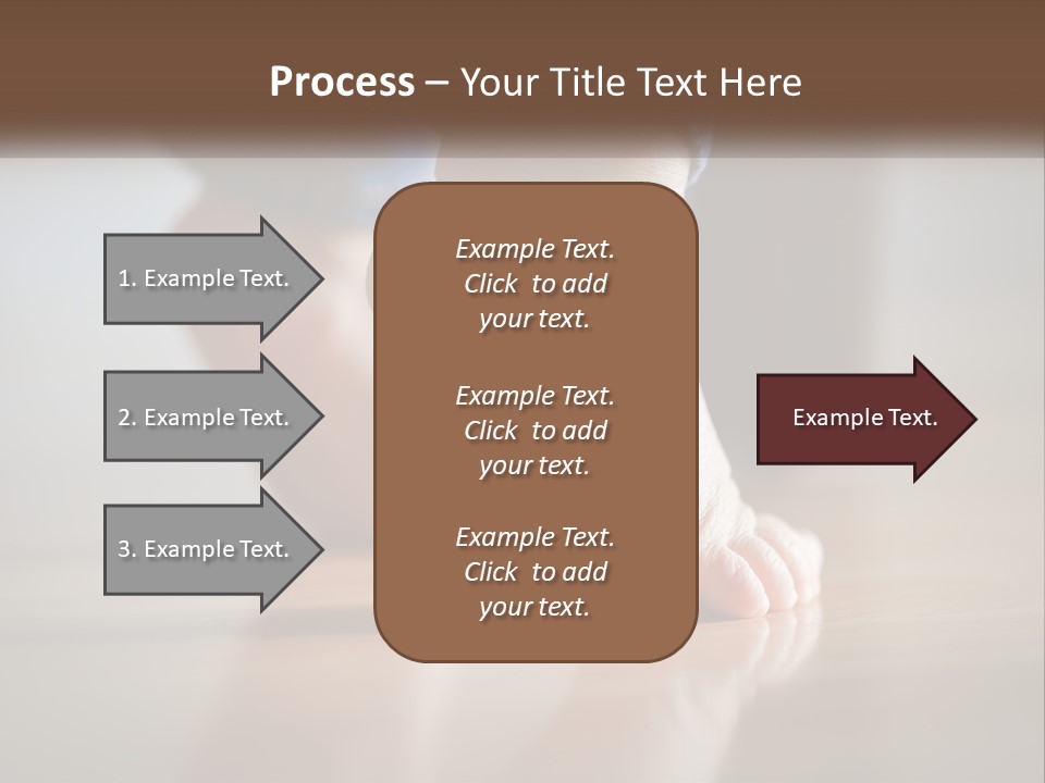 A Person With Bare Feet Standing On A Wooden Floor PowerPoint Template