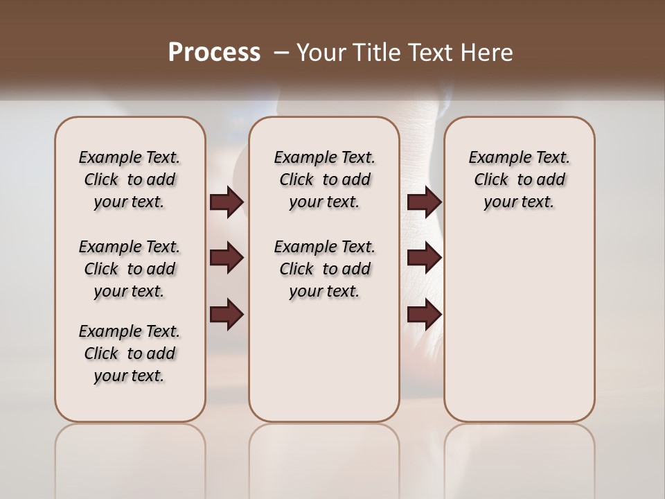 A Person With Bare Feet Standing On A Wooden Floor PowerPoint Template