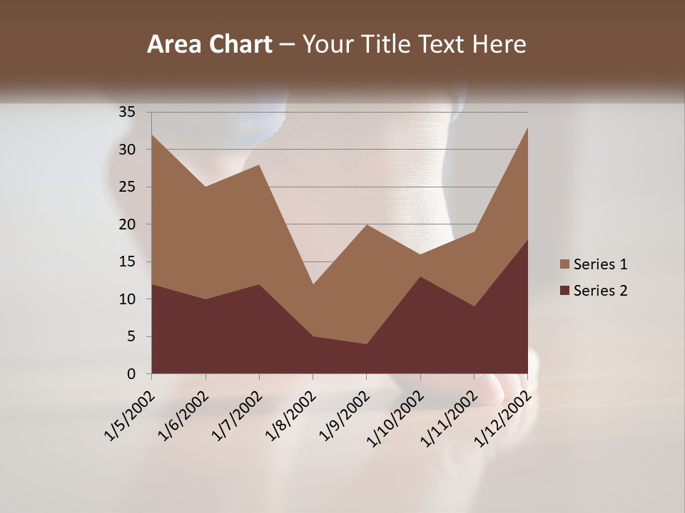 A Person With Bare Feet Standing On A Wooden Floor PowerPoint Template