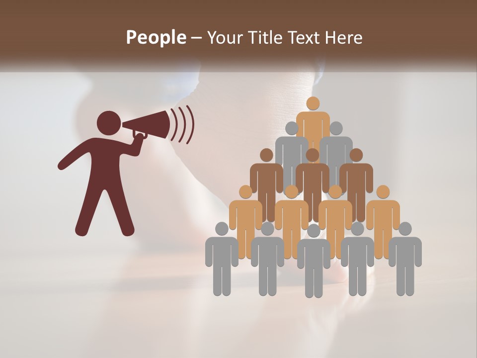 A Person With Bare Feet Standing On A Wooden Floor PowerPoint Template