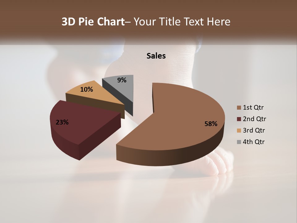 A Person With Bare Feet Standing On A Wooden Floor PowerPoint Template
