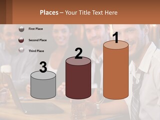 A Group Of People Sitting At A Table With Beer PowerPoint Template
