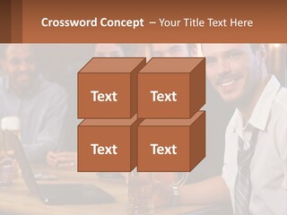 A Group Of People Sitting At A Table With Beer PowerPoint Template