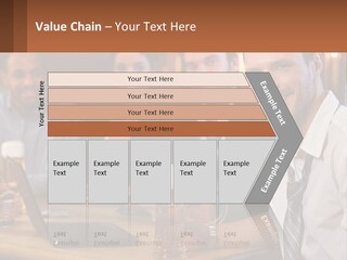 A Group Of People Sitting At A Table With Beer PowerPoint Template