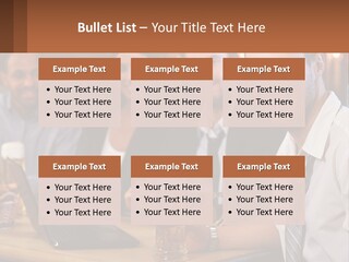 A Group Of People Sitting At A Table With Beer PowerPoint Template