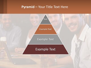 A Group Of People Sitting At A Table With Beer PowerPoint Template