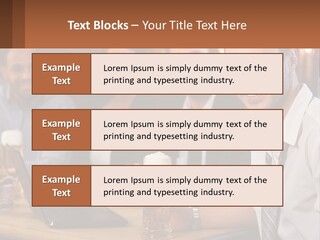 A Group Of People Sitting At A Table With Beer PowerPoint Template