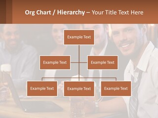 A Group Of People Sitting At A Table With Beer PowerPoint Template